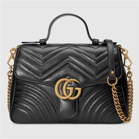 borsa nera donna gucci|Gucci borse.